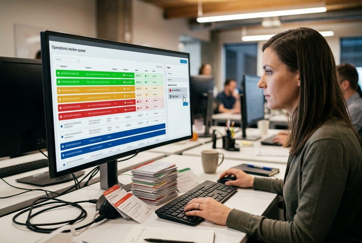 How much accuracy is enough—and what does human review look like?