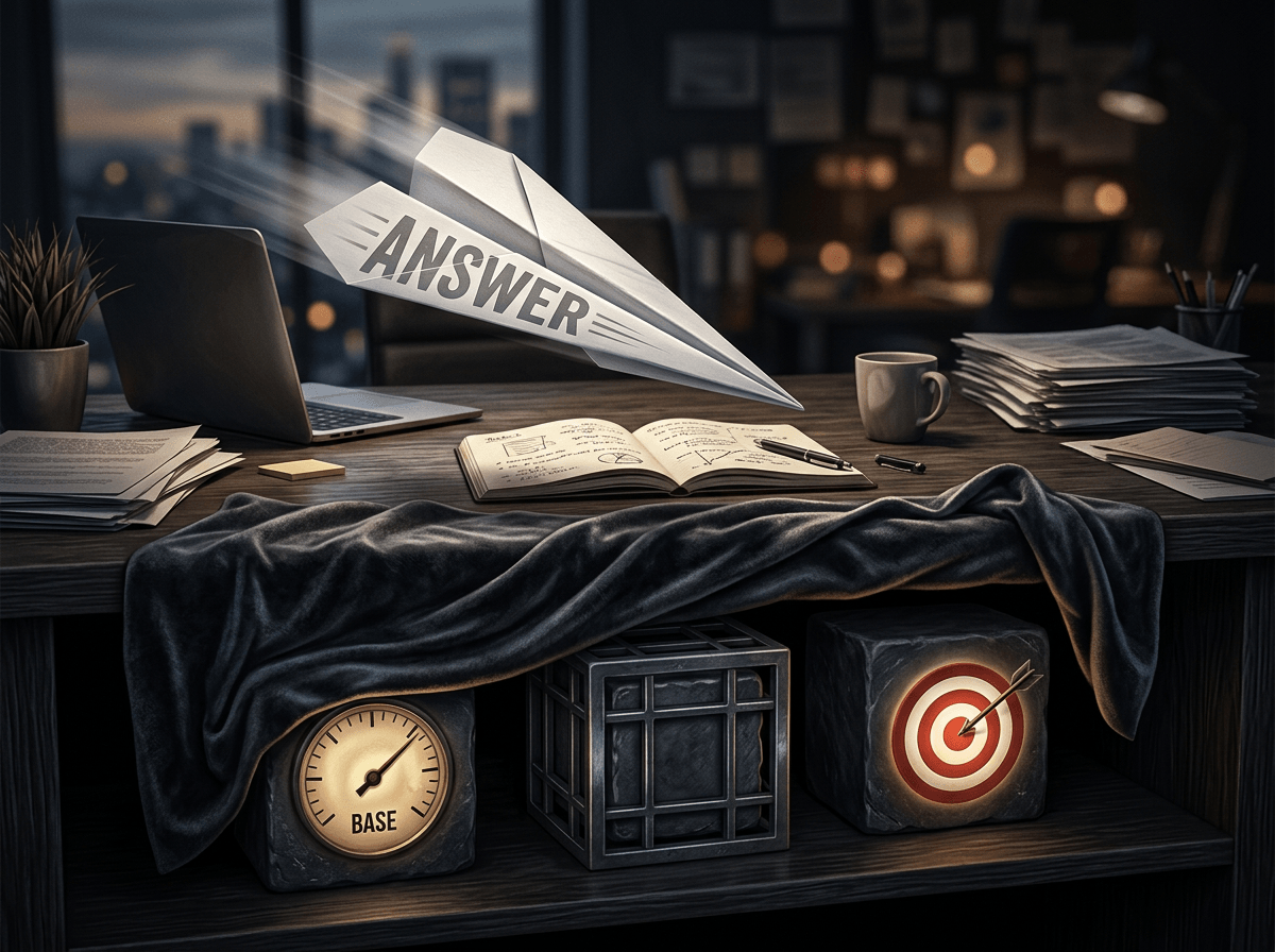 When a “good-sounding” answer shows up fast, what decision are you actually making?